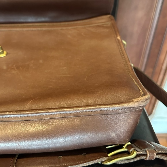 Coach brown and gold Lexington briefcase authentic - Picture 8 of 10